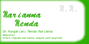 marianna menda business card